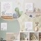 Gender Reveal Fingerprint Tree for Baby Shower, Special Sweet Bear Baby Shower Guest Book Party Ideas for, Gender Reveal Party Ideas, Gender Reveal Keepsake, Canvas Decoration Supply